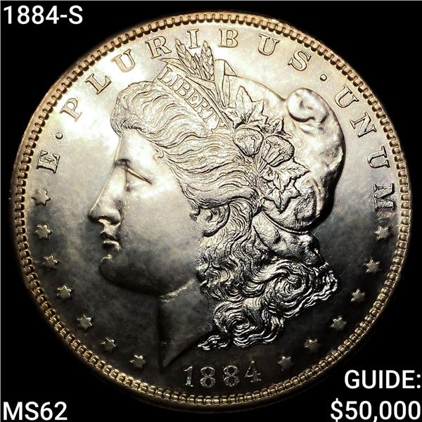 1884-S Morgan Silver Dollar UNCIRCULATED