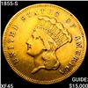 Image 1 : 1855-S $3 Gold Piece NEARLY UNCIRCULATED