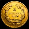 Image 2 : 1855-S $3 Gold Piece NEARLY UNCIRCULATED