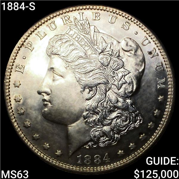 1884-S Morgan Silver Dollar CHOICE BU