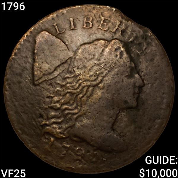 1796 Liberty Cap Large Cent LIGHTLY CIRCULATED