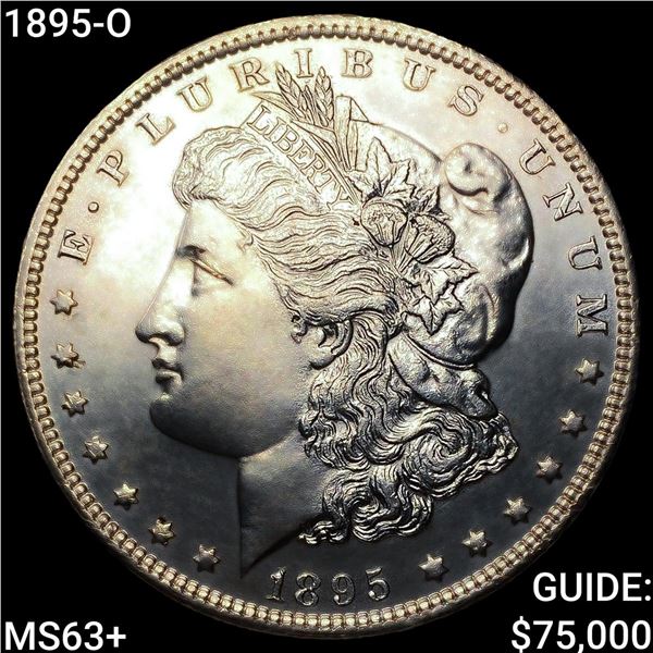 1895-O Morgan Silver Dollar CHOICE BU+