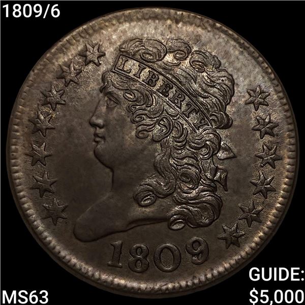 1809/6 Classic Head Half Cent CHOICE BU