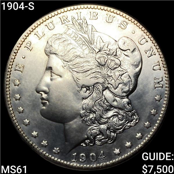 1904-S Morgan Silver Dollar UNCIRCULATED