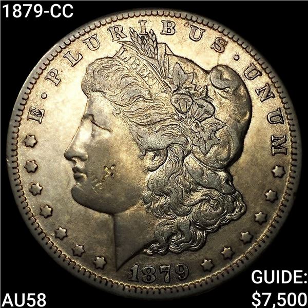 1879-CC Morgan Silver Dollar CHOICE AU