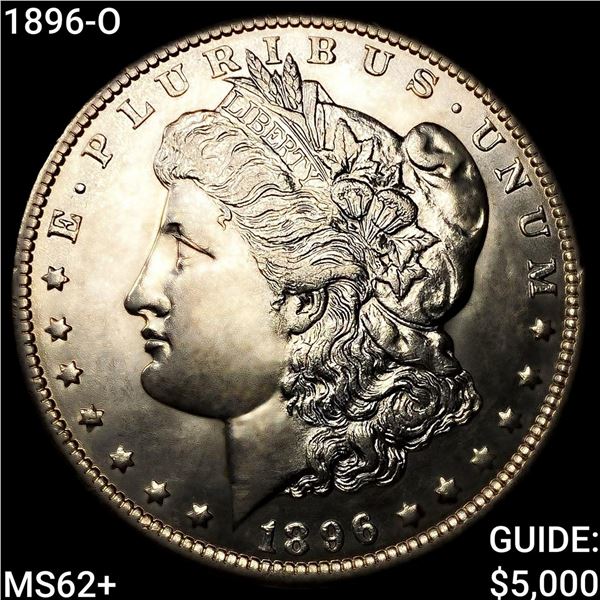 1896-O Morgan Silver Dollar UNCIRCULATED +