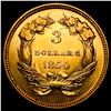 Image 2 : 1854 $3 Gold Piece CHOICE BU