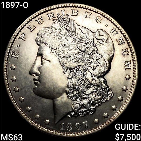 1897-O Morgan Silver Dollar CHOICE BU
