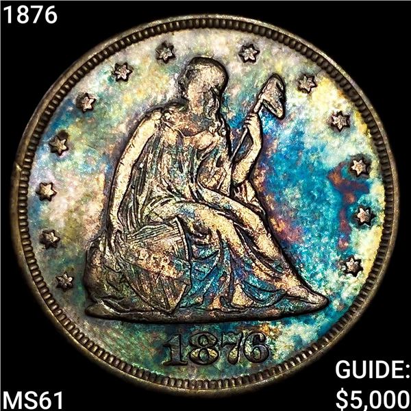 1876 Twenty Cent Piece UNCIRCULATED