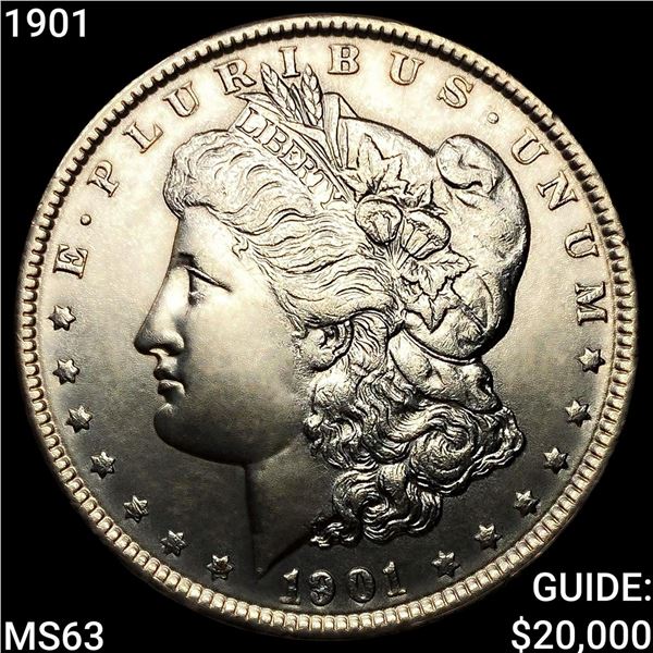 1901 Morgan Silver Dollar CHOICE BU