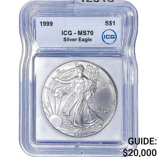 1999 Silver Eagle ICG MS70