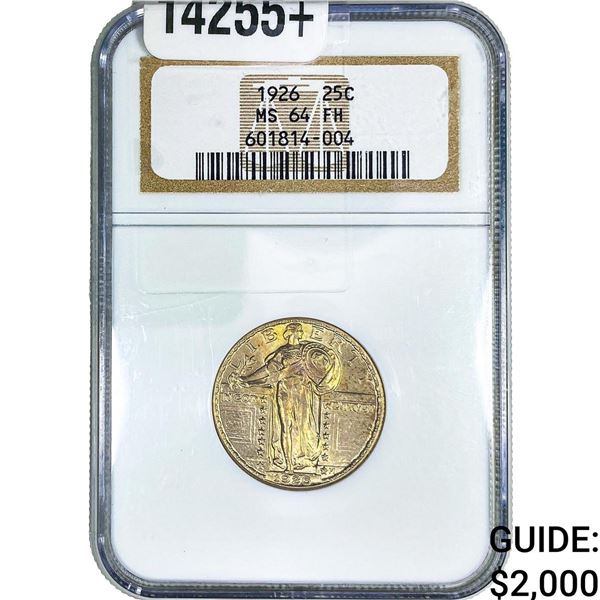 1926 Standing Liberty Quarter NGC MS64 FH