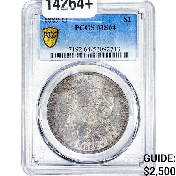 1889-O Morgan Silver Dollar PCGS MS64