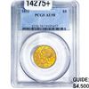 Image 1 : 1852 $5 Gold Half Eagle PCGS AU58