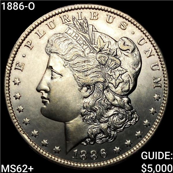 1886-O Morgan Silver Dollar UNCIRCULATED +
