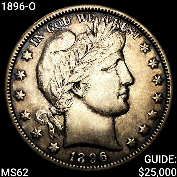1896-O Barber Half Dollar UNCIRCULATED