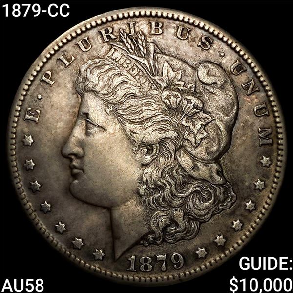 1879-CC Morgan Silver Dollar CHOICE AU