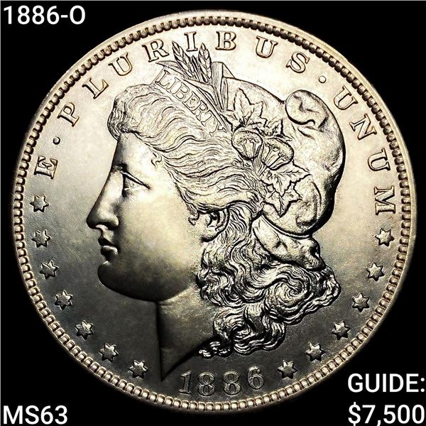 1886-O Morgan Silver Dollar CHOICE BU