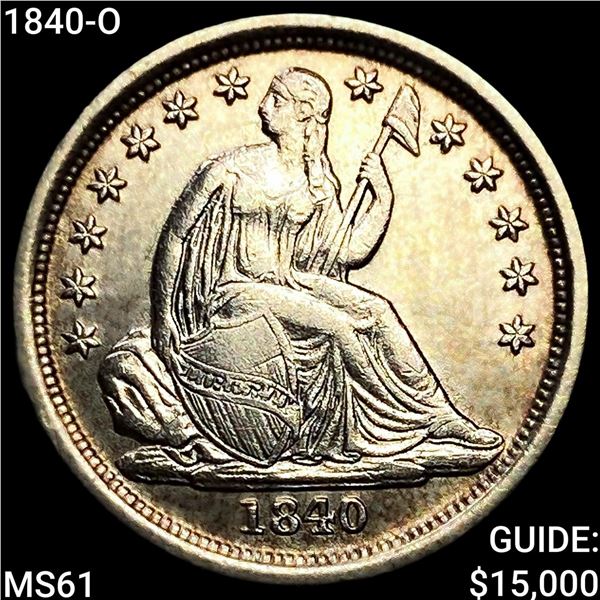 1840-O Seated Liberty Dime UNCIRCULATED