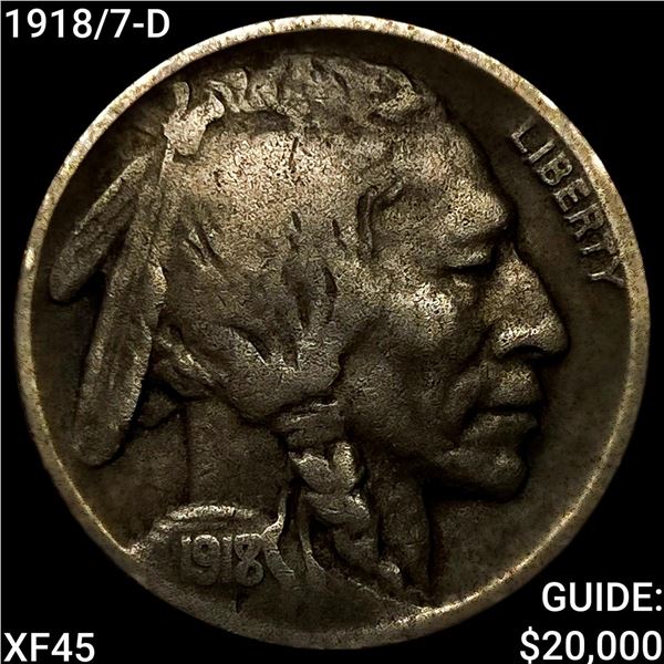 1918/7-D Buffalo Nickel NEARLY UNCIRCULATED