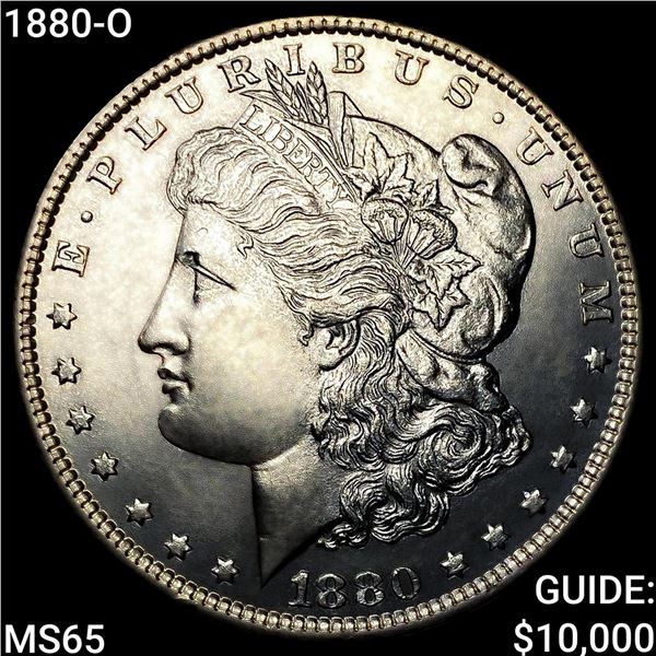 1880-O Morgan Silver Dollar GEM BU