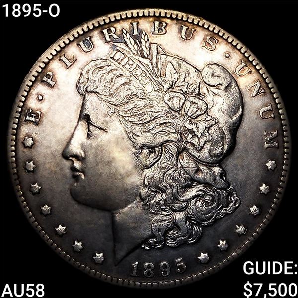 1895-O Morgan Silver Dollar CHOICE AU