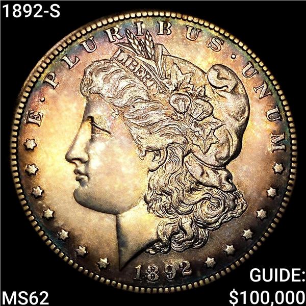 1892-S Morgan Silver Dollar UNCIRCULATED
