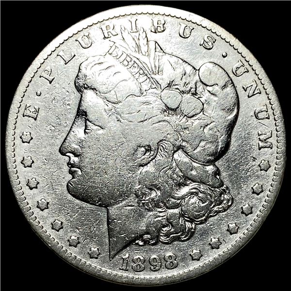 1898-S Silver Morgan Dollar LIGHTLY CIRCULATED