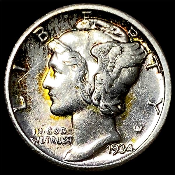 1934-D Mercury Dime GEM BU