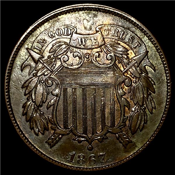 1867 Two-Cent Piece UNCIRCULATED