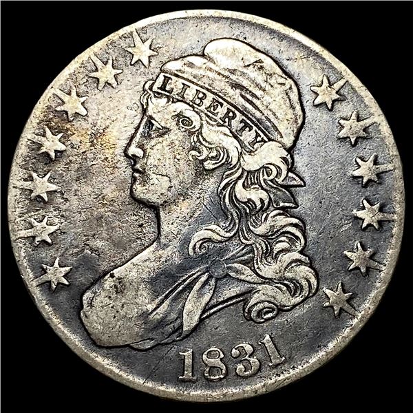 1831 Capped Bust Half Dollar NEARLY UNCIRCULATED