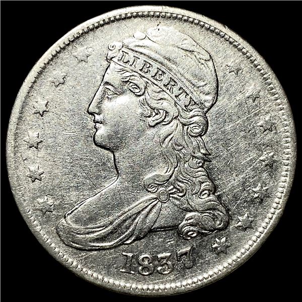 1837 Capped Bust Half Dollar CLOSELY UNCIRCULATED