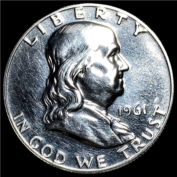 1961 Franklin Silver Half Dollar GEM PROOF