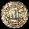 Image 2 : 1852 Silver Three-Cent Piece CLOSELY UNCIRCULATED