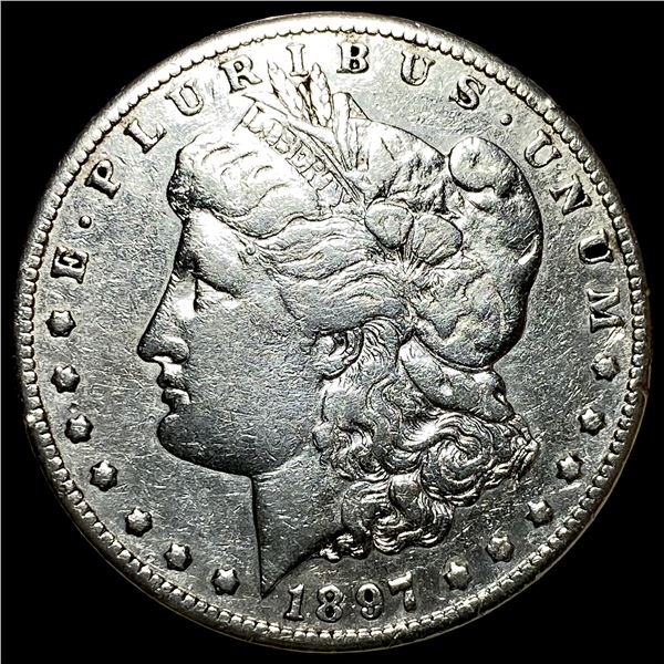 1897-S Silver Morgan Dollar CLOSELY UNCIRCULATED