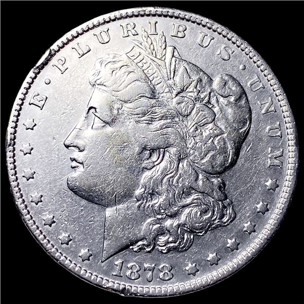 1878 Morgan Silver Dollar NEARLY UNCIRCULATED