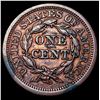 Image 2 : 1854 Braided Hair Large Cent CLOSELY UNCIRCULATED