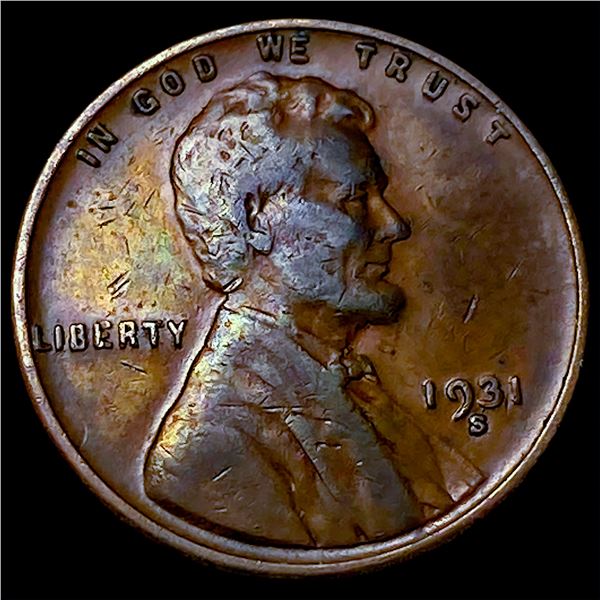 1931-S Lincoln Wheat Cent NEARLY UNCIRCULATED