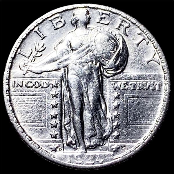 1924-D Standing Liberty Quarter CHOICE AU