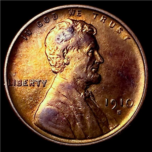 1910-S Lincoln Wheat Cent CLOSELY UNCIRCULATED