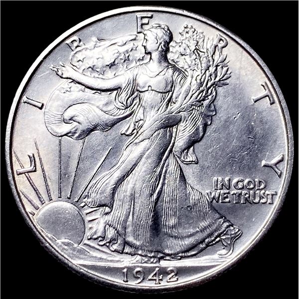 1942-D Silver Half Dollar UNCIRCULATED