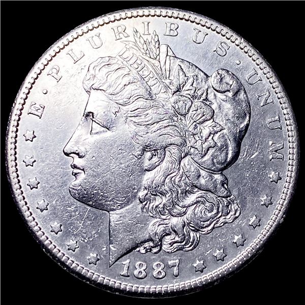1887-S Silver Morgan Dollar CLOSELY UNCIRCULATED
