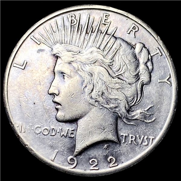 1922-S Silver Peace Dollar NEARLY UNCIRCULATED