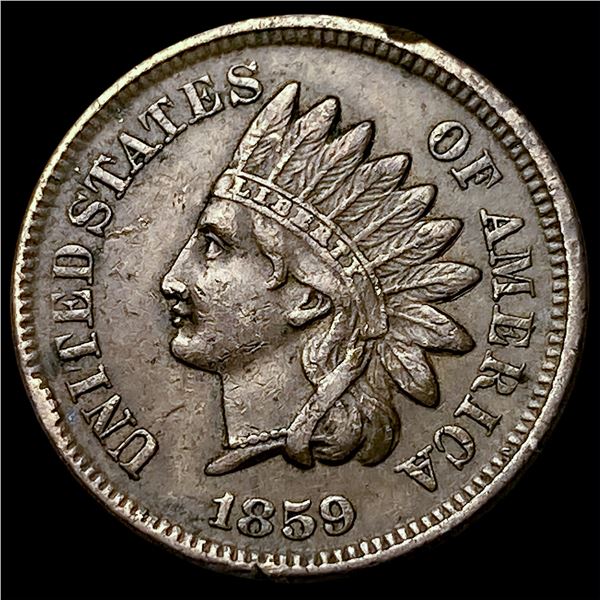 1859 Copper-Nickel Indian Head Cent CLOSELY UNCIRCULATED