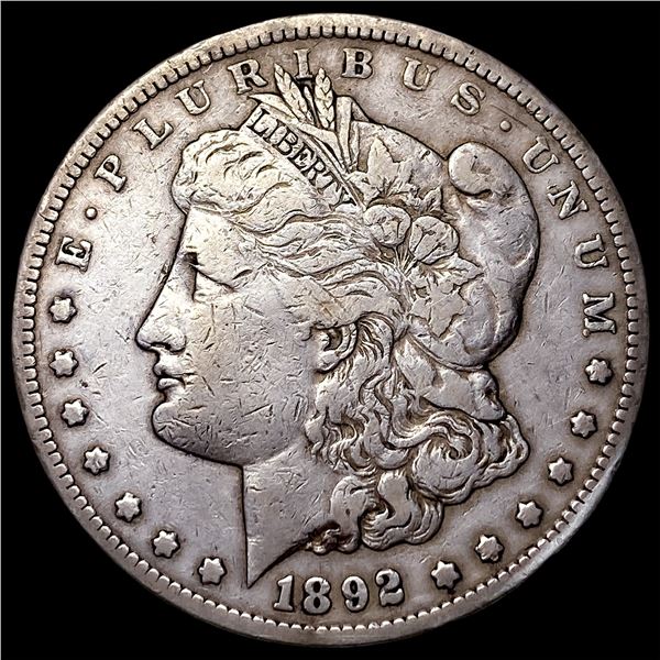 1892-CC Silver Morgan Dollar LIGHTLY CIRCULATED