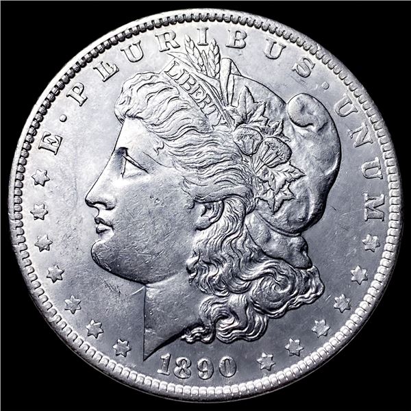 1890 Morgan Silver Dollar CLOSELY UNCIRCULATED