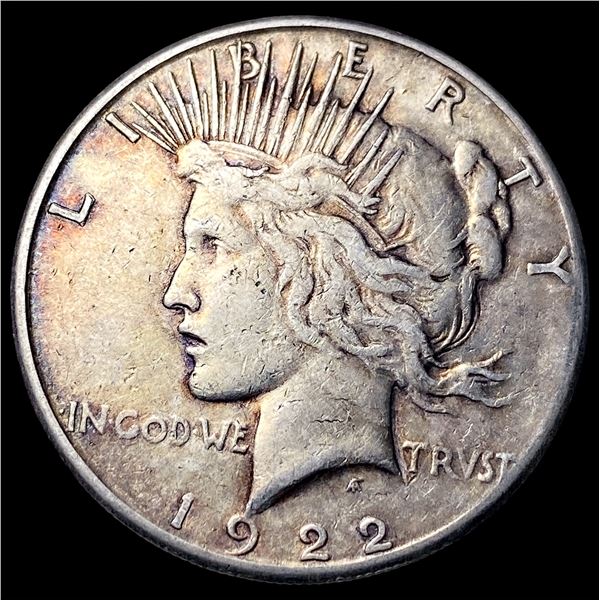 1922-S Silver Peace Dollar LIGHTLY CIRCULATED