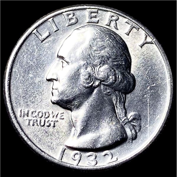 1932 Silver Washington Quarter UNCIRCULATED