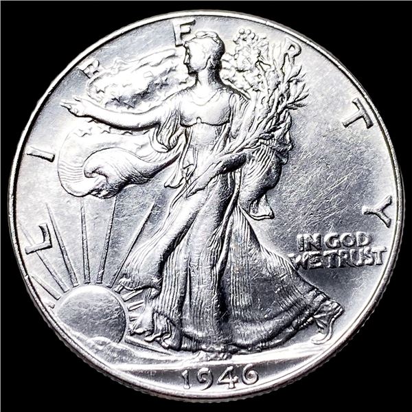 1946 Silver Half Dollar Walking Liberty CHOICE AU
