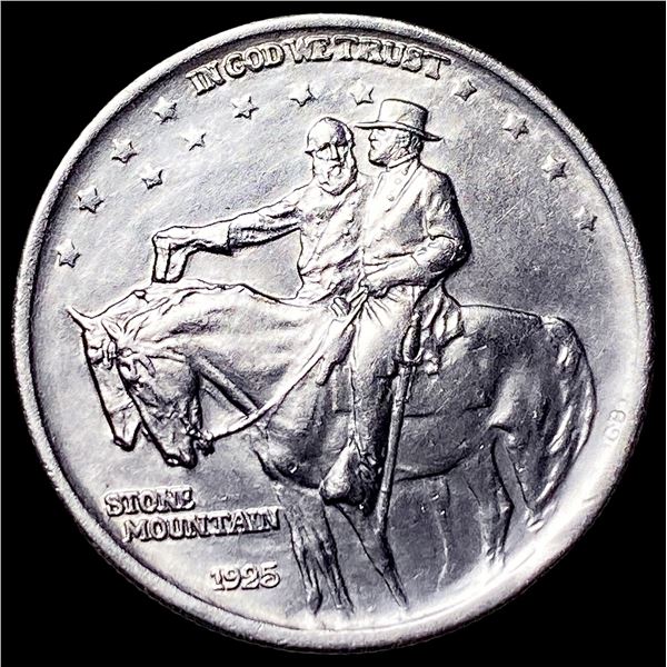 1925 Stone Mountain Silver Half Dollar CLOSELY UNCIRCULATED
